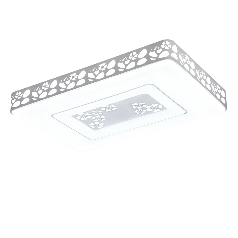 品拓(PINTUO)LED吸顶灯简约现代铁艺客厅灯具大气家用长方形大厅客厅卧室灯具灯饰