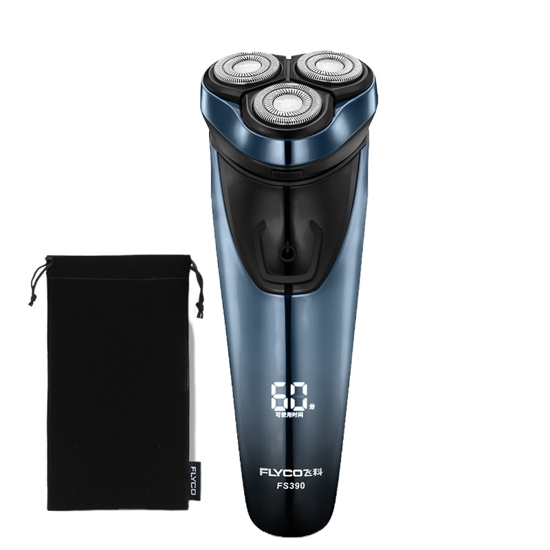飞科LED液晶智能全身水洗电动剃须刀FS390