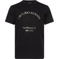 EMPORIO ARMANI 阿玛尼 男士棉质圆领短袖T恤衫 3G1TQ9 1JTUZ