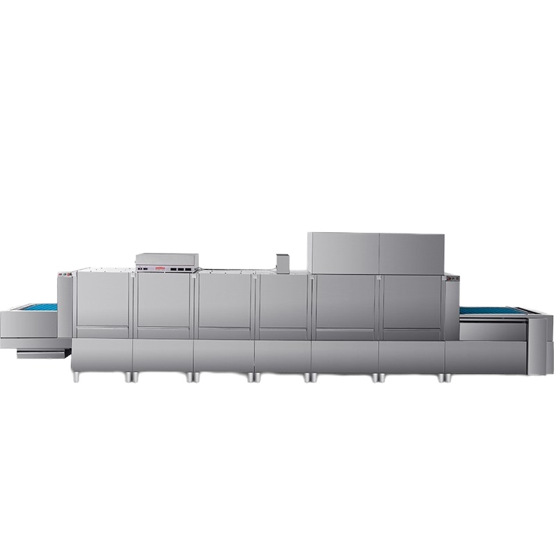 德玛仕(DEMASHI)商用洗碗机 长龙式 全自动化大型酒店食堂餐厅饭店大容量刷碗机FT-2BTM2三缸双喷双烘干