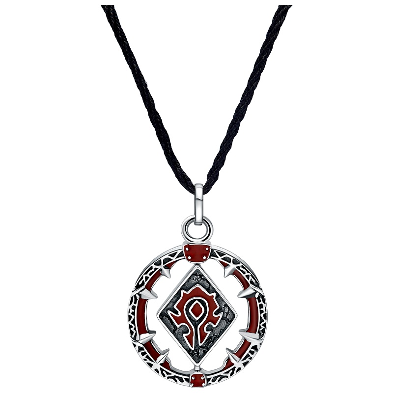 《魔兽世界》暴雪正版授权 Mover魔吻魔兽世界925银部落吊坠