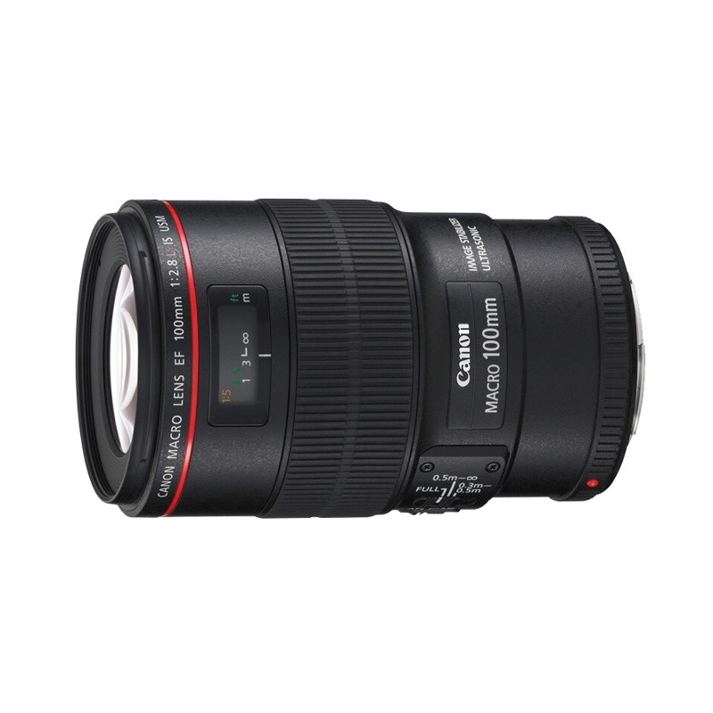佳能(Canon)EF 100mm f/2.8L IS USM 新百微人像镜头 微距镜头 单反镜头 佳能卡口 礼包版