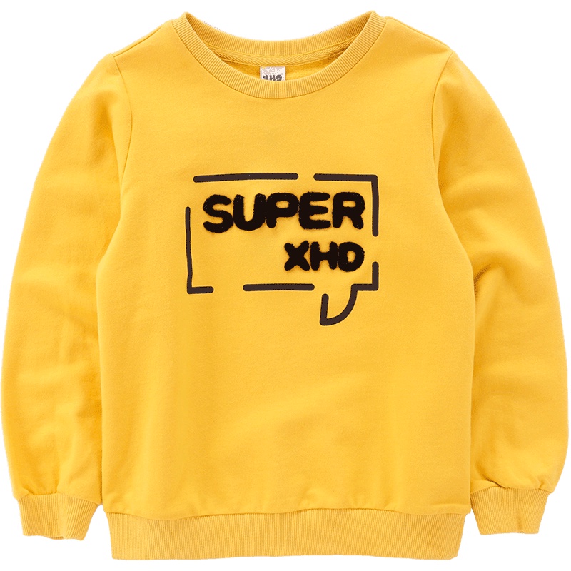 小红豆童装儿童男童卫衣春秋款2019新款宝宝纯棉上衣运动潮款秋装