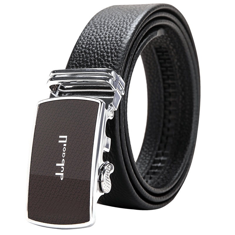都宝路男士皮带真皮自动扣裤腰带青年韩版潮年轻人商务牛皮裤带