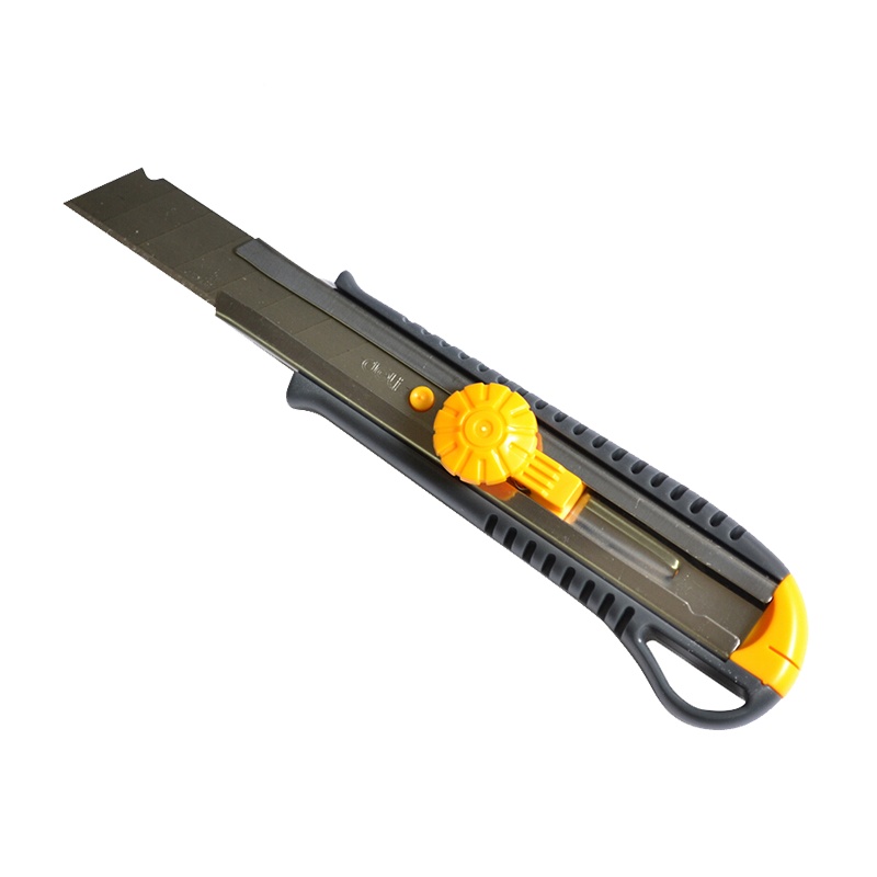 得力(deli)2044美工刀 3把 155*35mm 美工刀壁纸刀裁纸刀 大号美工刀 高级美工刀 金属刀架