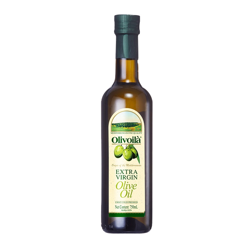 欧丽薇兰特级初榨橄榄油750ml小瓶装食用油家用原油进口锋味同款