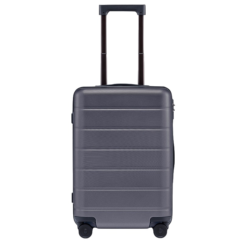 小米(MI)拉杆箱 高弹性万向静音轮旅行箱 TSA海关锁简约商务登机箱 灰色 20英寸