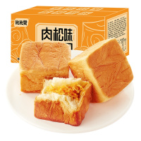 欧贝拉肉松味生吐司400g魔方生吐司面包整箱早餐网红小零食小吃货休闲糕点面包