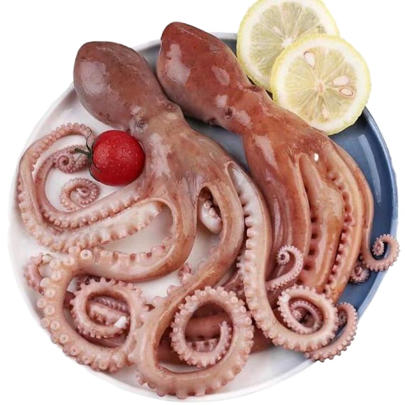 海鲜 超大长腿 冷冻八爪鱼 网红爆头 麻辣八爪鱼 章鱼 鱿鱼 有墨 约1斤 迷你八爪鱼【一斤约5个左右】