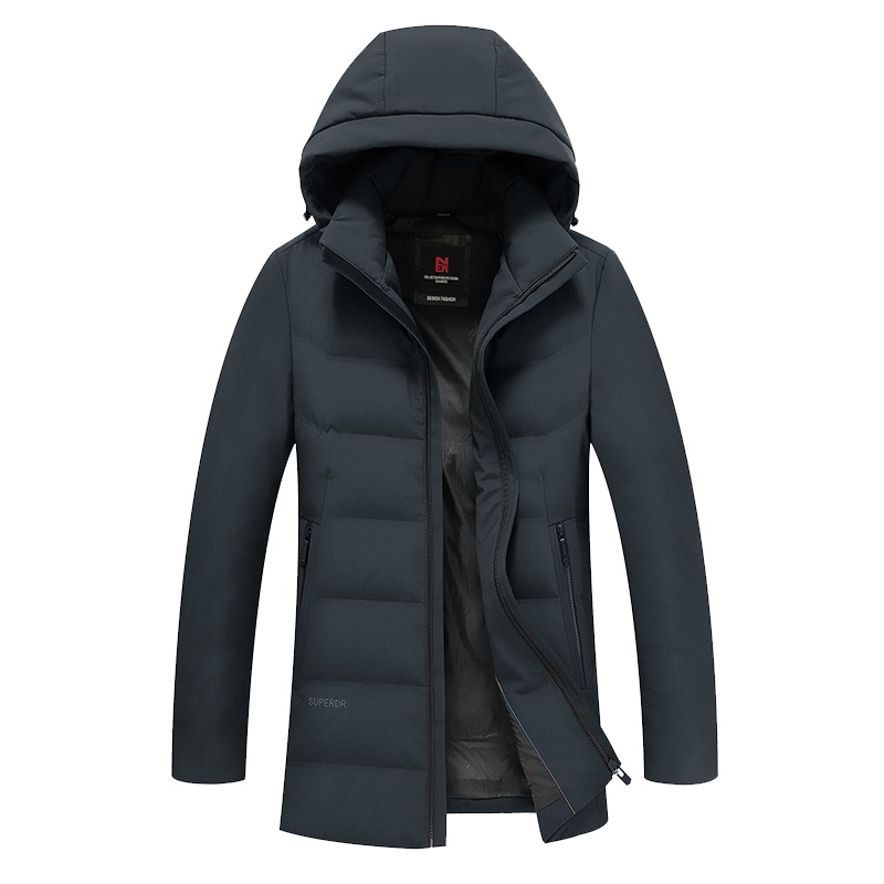 雅鹿男装冬季男羽绒服男士外套保暖中年防寒服LWB-1988L