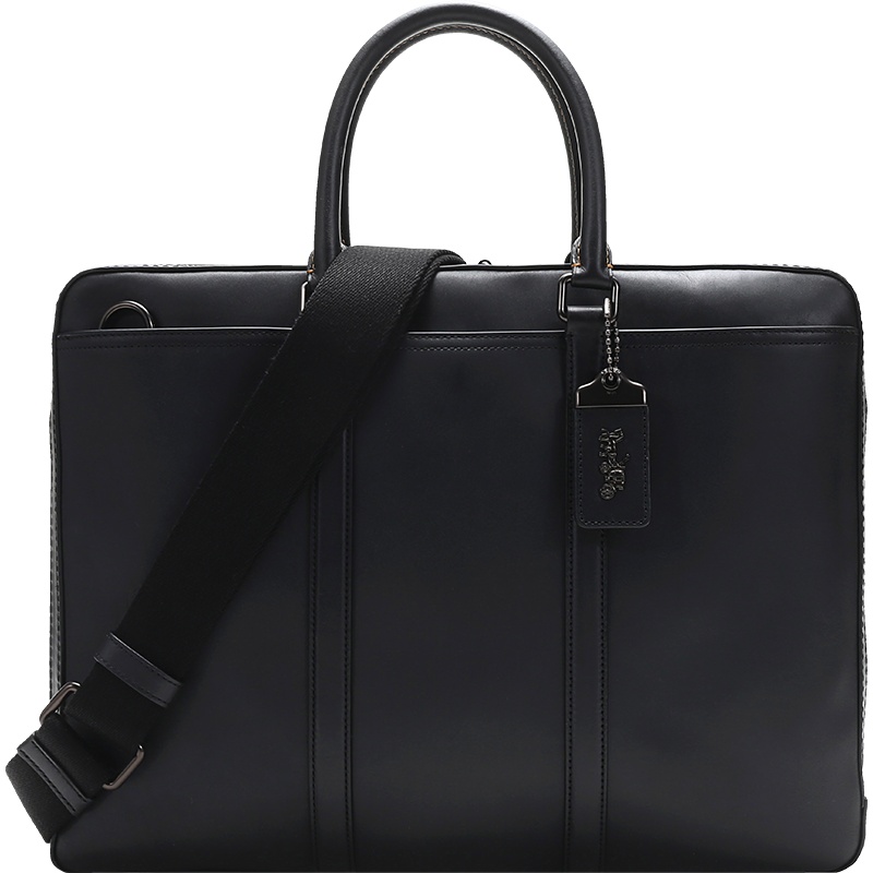 COACH 蔻驰 奢侈品 男士专柜款皮革METROPOLITAN公文包手提单肩斜挎包 55565