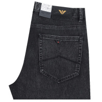 罗曼阿玛尼男装裤子官方旗舰店2021春夏新款品牌男士牛仔裤中年休闲直筒B342-2A2209