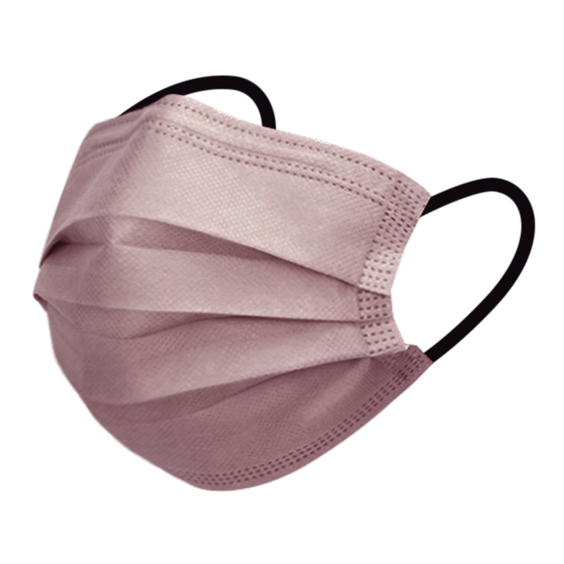 医用外科莫兰迪彩色口罩一次性女性男潮款防尘医疗创意个性三层六色混装60只[灭菌独立盒装]