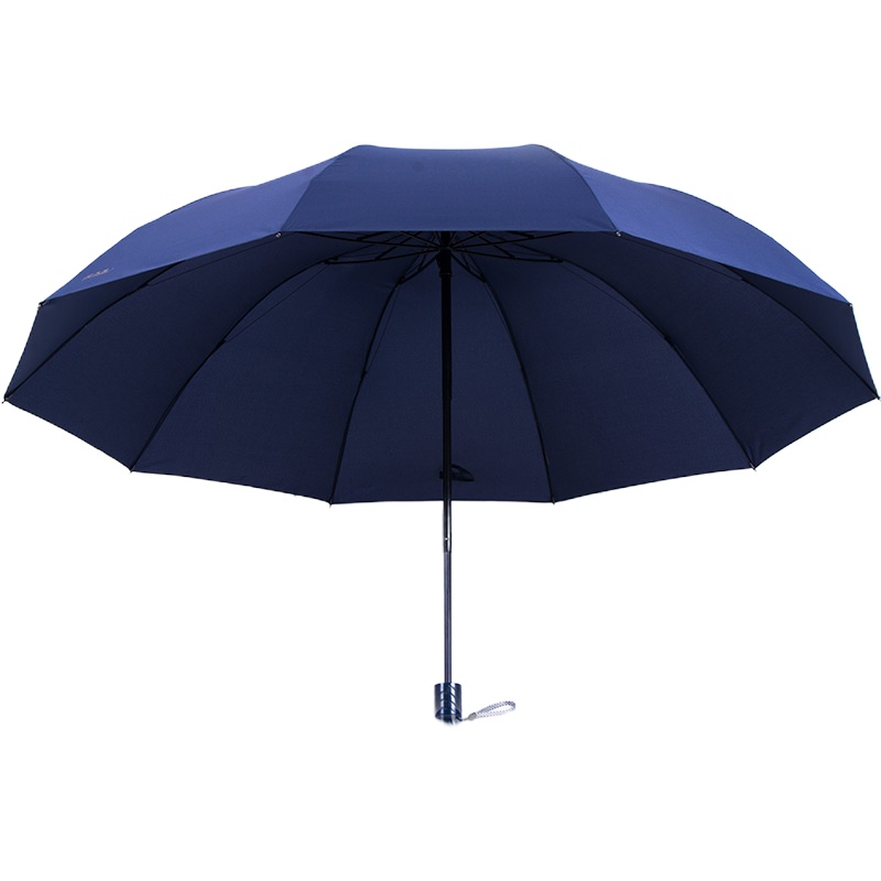 天堂伞暴雨专用超大加大男士伞加固三折叠三人黑胶伞商务伞 咖啡三人升级黑胶款[直径130cm]