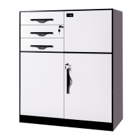 欧宝美拆装文件柜矮柜资料柜储物柜铁皮柜