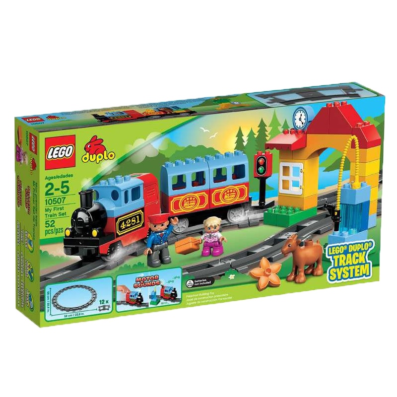 LEGO 乐高 Duplo 得宝系列火车入门套装 10507 2-5岁 塑料 50-100块 塑料玩具
