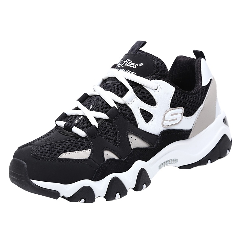 Skechers斯凯奇女鞋休闲运动鞋熊猫鞋99999693