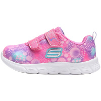 【自营】斯凯奇女小童休闲鞋春季时尚多彩魔术贴舒适运动鞋827N 827N/PKMT红多彩 21.5码/115