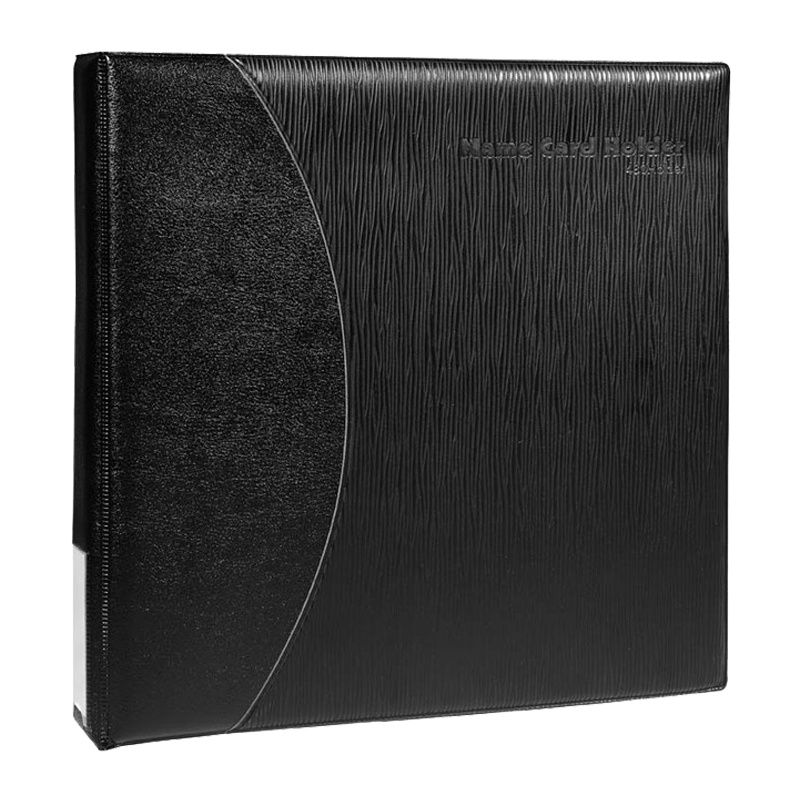 齐心(COMIX)480枚大容量商务名片册 二段八格名片本 名片夹 卡片袋 卡本 卡册 名片盒 名片薄办公用品名片册/夹