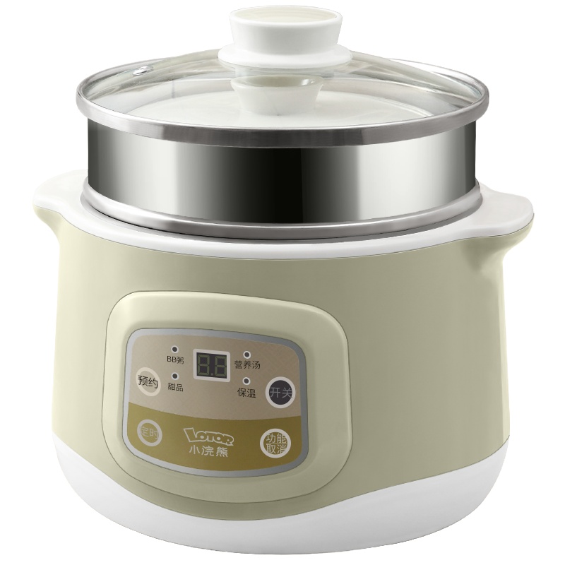 小浣熊D5-F电炖盅家用多功能全自动免溢锅24H预约电炖盅