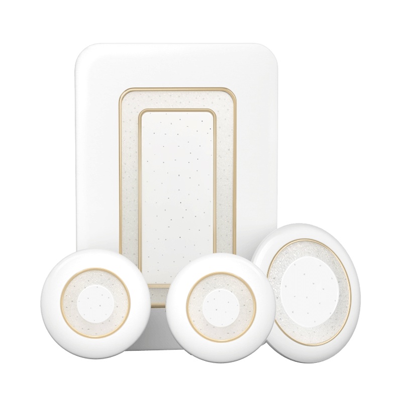 智睿星钻系列动态日光算法客厅卧室居家长方形圆形吸顶灯智能家居语音控制小米米家APP3室+1厅