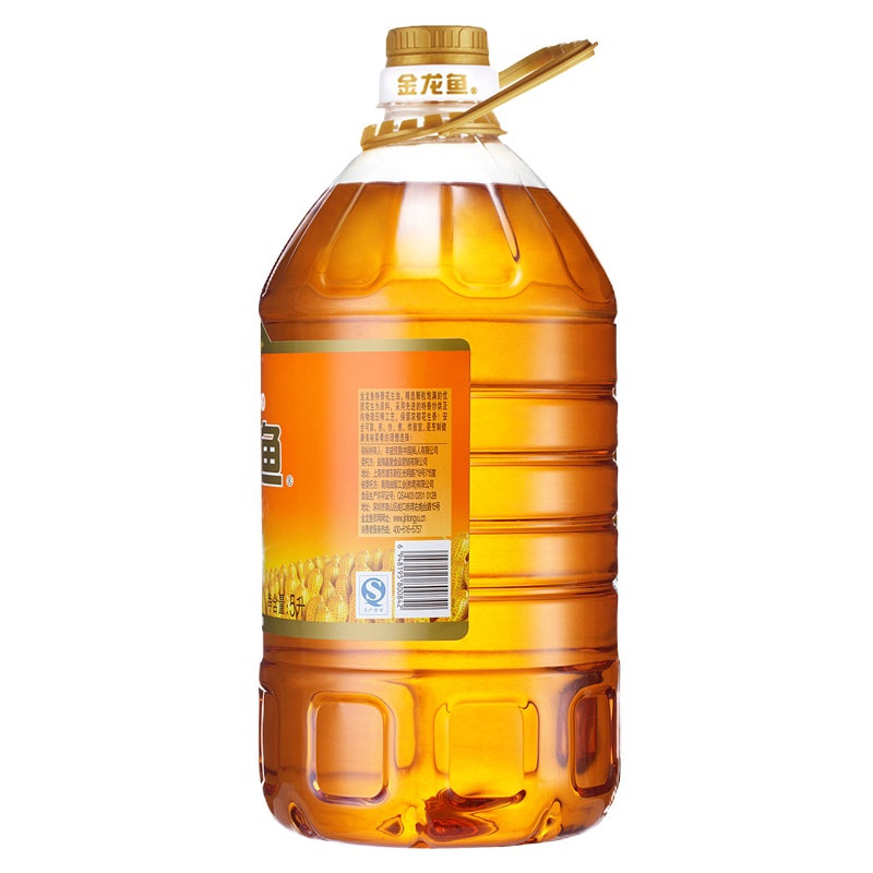 金龙鱼 食用油 压榨一级特香花生油5L