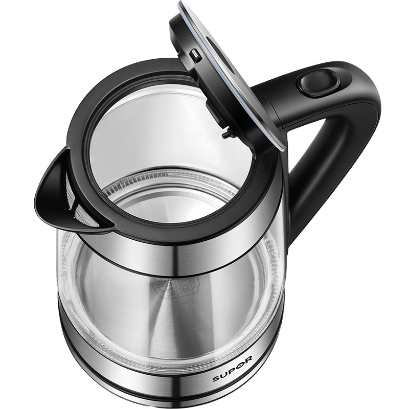 玻璃电水壶热水壶高硼硅玻璃电热水壶 1.7L烧水壶 SWF17E26A