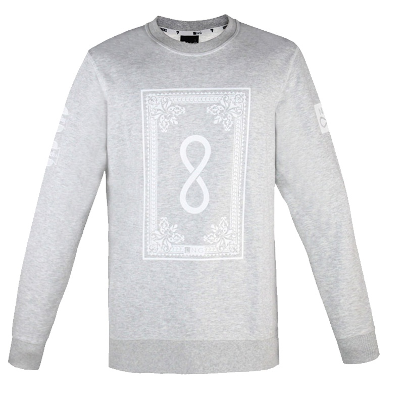 李宁(LI-NING) 2016卫衣男春秋套头衫长袖圆领针织运动卫衣外套 LWDL015-3