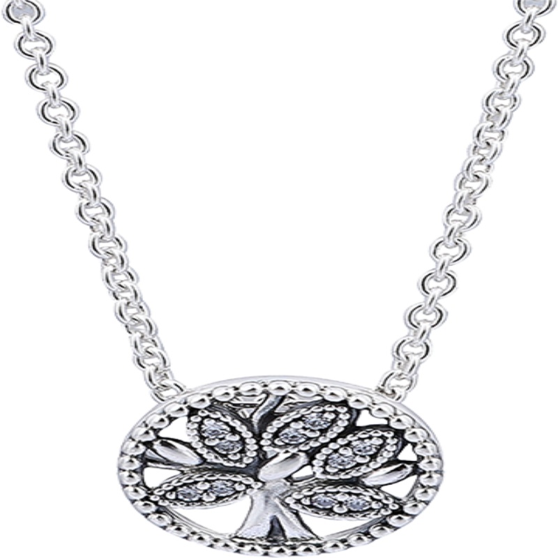 Pandora潘多拉 生命之树项链 925银 397780CZ