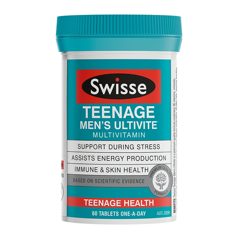 Swisse斯维诗 男性青少年复合维生素片 60片