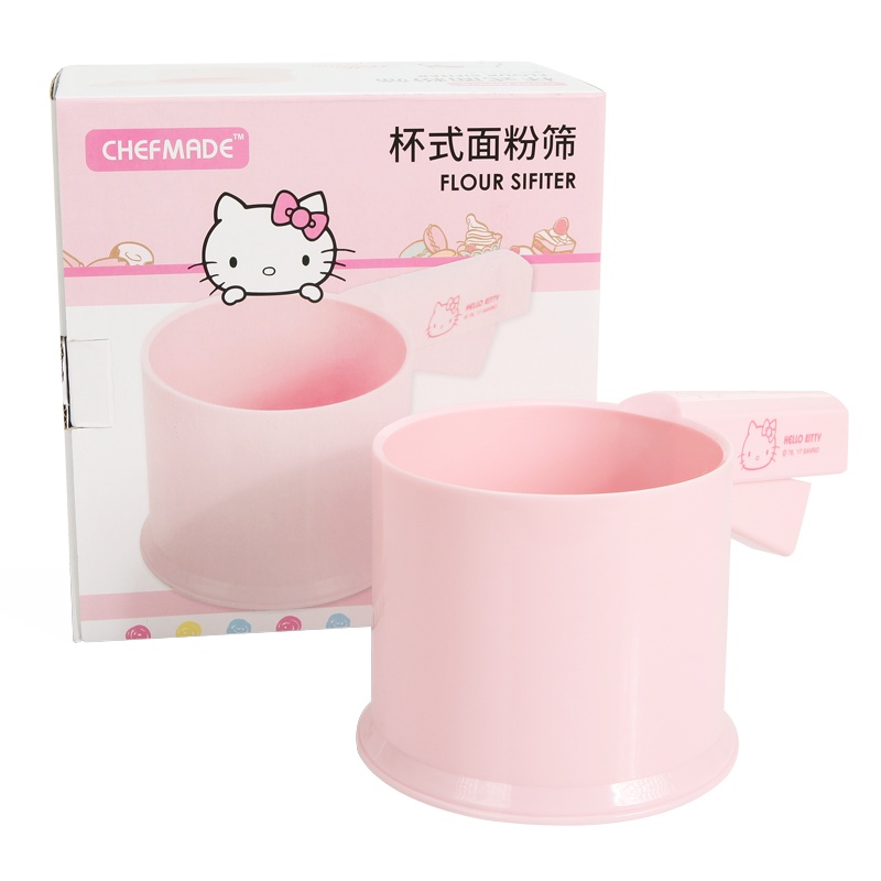 学厨HELLO KITTY(正版授权) 烘焙工具 蛋糕模具 面粉筛筛子 30目厨房工具 KT7016