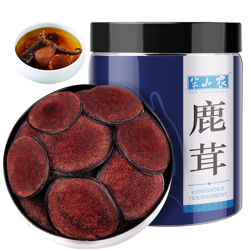 半山农 鹿茸片红粉片男性正品 正宗长白山血片10克/罐 可搭人参枸杞西洋参 煲汤泡酒