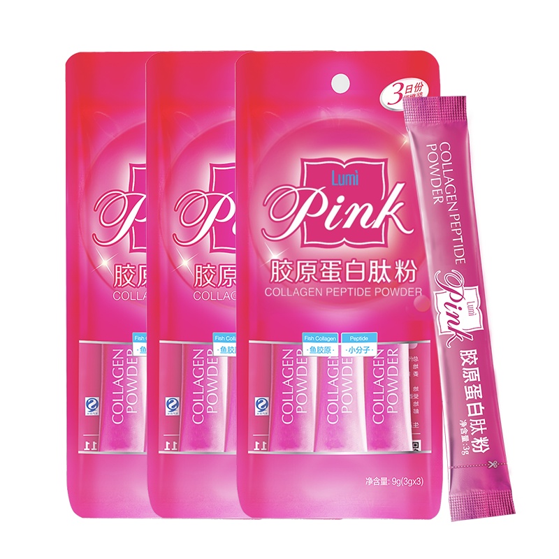 [苏宁超市]Lumi pink胶原蛋白肽粉 3g*9袋