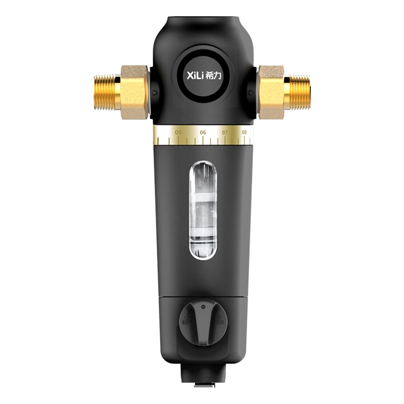 希力前置过滤器XL-T16大流量家用全屋净化自来水滤水机免拆中央净水器40微米全自动反冲洗