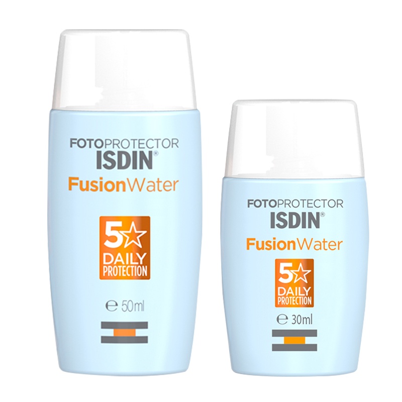 怡思丁(ISDIN)防晒霜 SPF50防晒液隔离紫外线50ml+30ml组合装