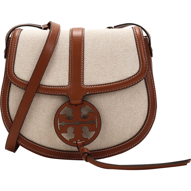 TORY BURCH 托里·伯奇 TB女包 MILLER系列 皮革/织物单肩斜挎包 73065