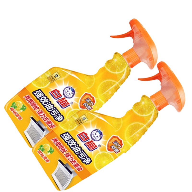 白猫 强效 柠檬茶 油污清洗剂 500g*2(单位 :组)