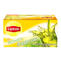 立顿Lipton 蜂蜜绿茶 绿茶茶粉茶叶 20包200g 方便袋装绿茶 办公室休闲下午茶