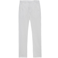 夏季新款男士休闲裤白色简约九分裤