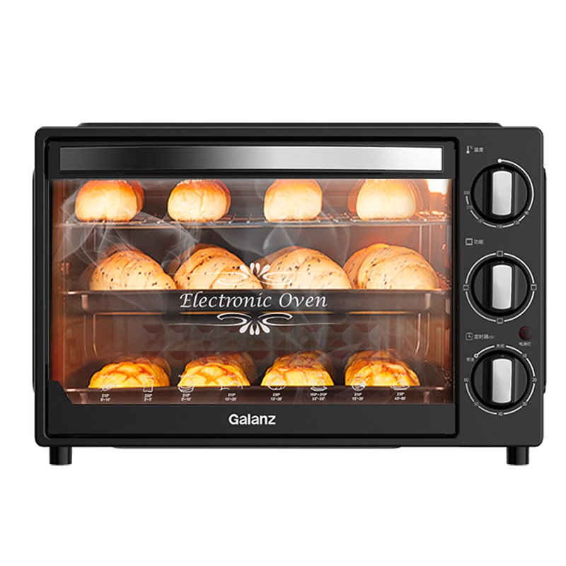 格兰仕(Galanz) 电烤箱 KS30Y 30升大容量 家用烤箱全自动烘焙蛋糕 可烤整只鸡 多功能烤箱