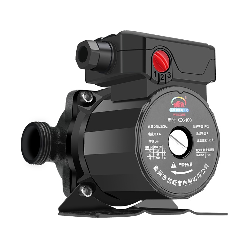 家用静音地暖循环泵热水暖气锅炉管道全自动屏蔽泵增压水泵220v 全铜260瓦三挡调速(1.2寸)送液晶温控