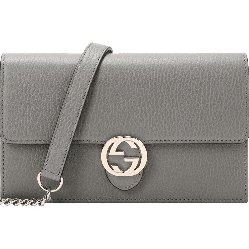 GUCCI 古驰 女包 WOC 双G互扣粒纹皮