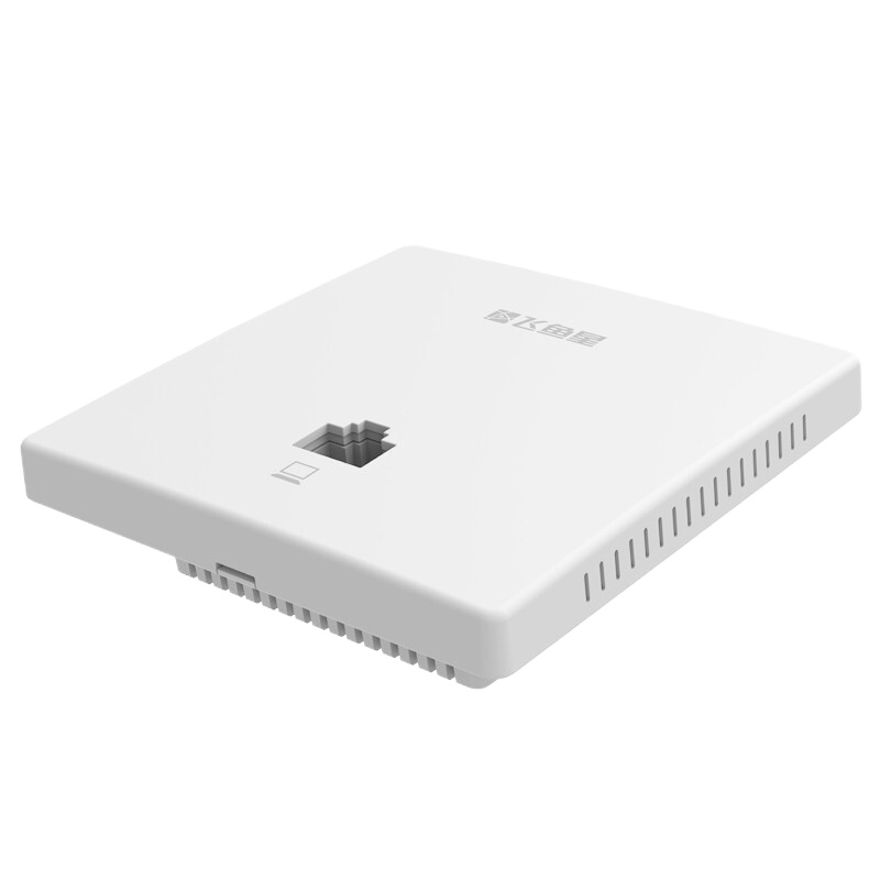 飞鱼星 1200M 5G双频千兆无线ap 企业级酒店别墅wifi接入 POE供电ap面板 VP1202皓月白