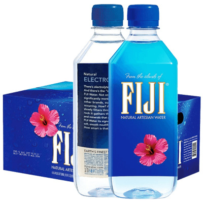 [比黄金还珍贵]斐济(FIJI)天然深层矿物水 500ml*24瓶/箱 进口饮用水 斐济进口 矿泉水