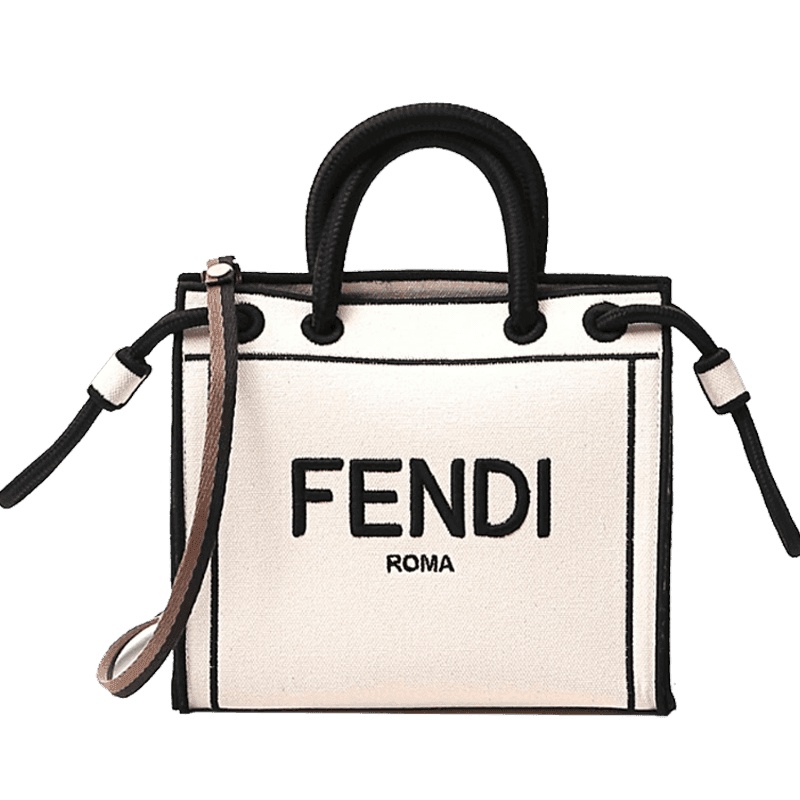 预售 芬迪FENDI TOTE包 LOGO标识 织物 女士手提单肩包8BH380