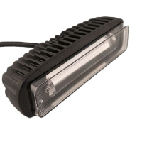 ol 叉车警示安全边界 红光灯直线倒车指示示宽激光箭头区域一字灯 红色叉车一字直线警示灯3个 带全套安装线