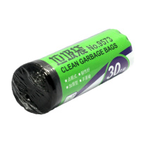 得力（deli） 垃圾袋 塑料袋点断式垃圾袋加厚 9573 45*54cm(30个/卷)5卷