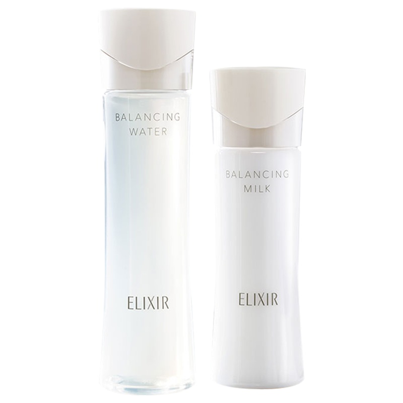 怡丽丝尔ELIXIR WHITE 水油平衡收缩毛孔 水乳套装 护肤礼盒 控油保湿 #2号滋润型