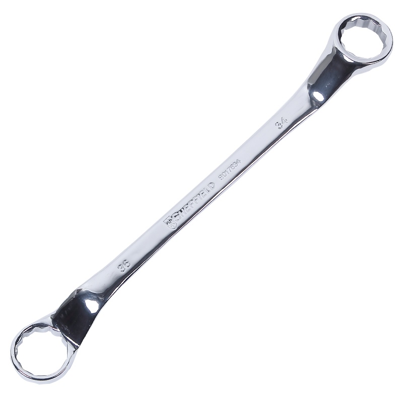 钢盾SHEFFIELD 公制精抛光双梅花扳手34X36mm S017634