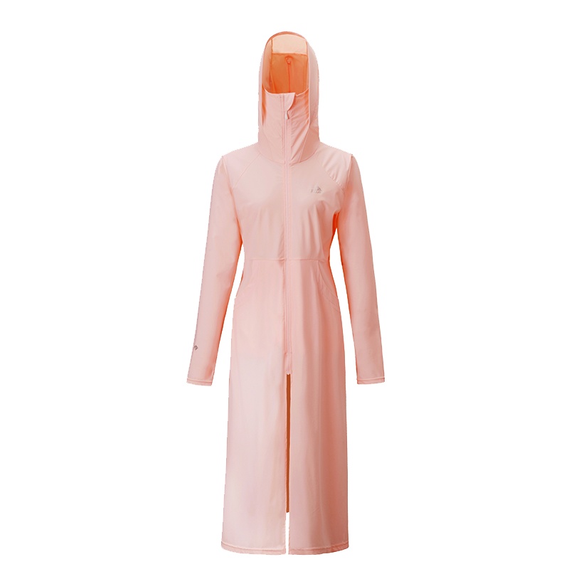 伯希和户外防晒衣2020新款女upf50+长款护腿骑行防紫外线轻薄舒适透气防晒服运动风衣